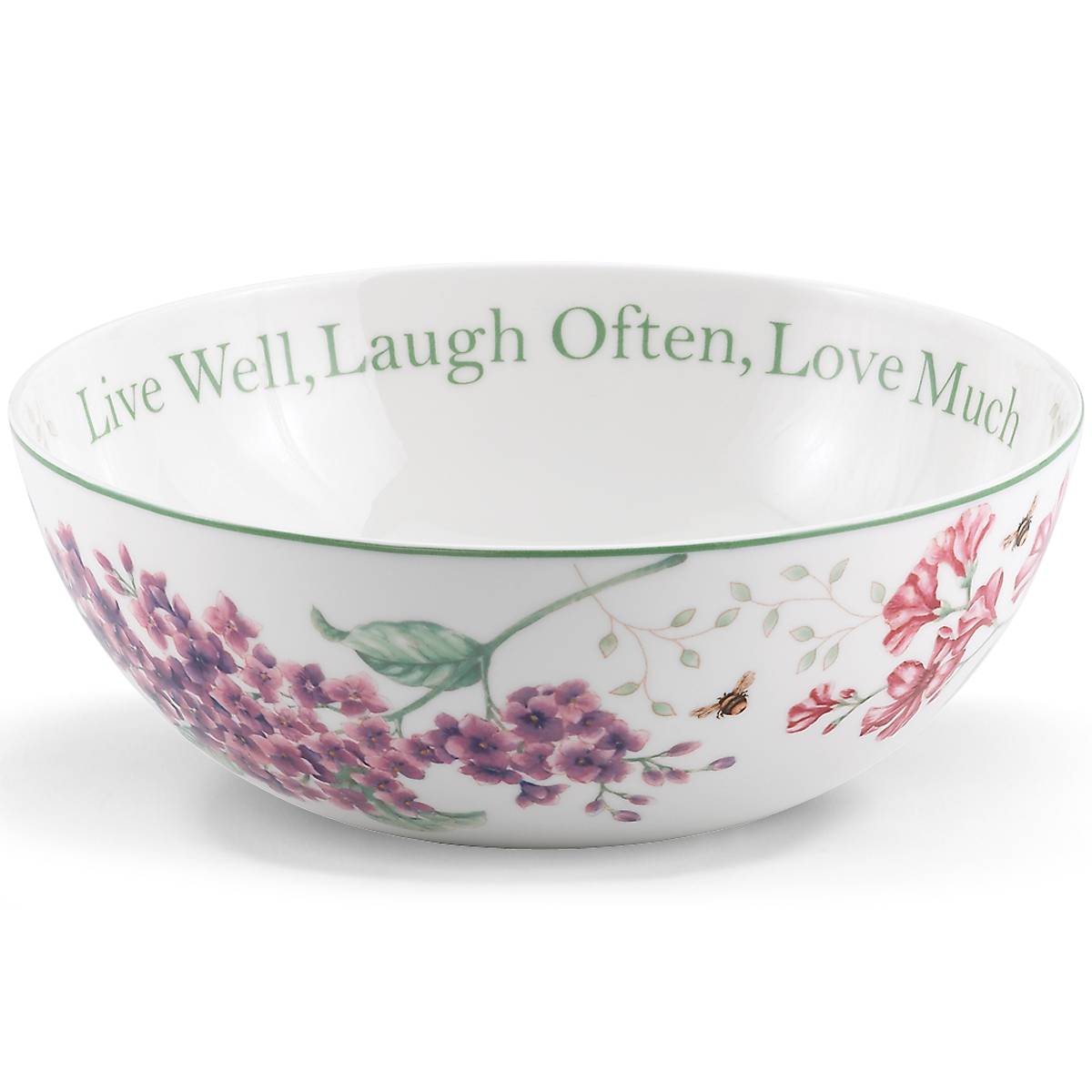 Inspirational Floral Large Serving Bowl - Image 3