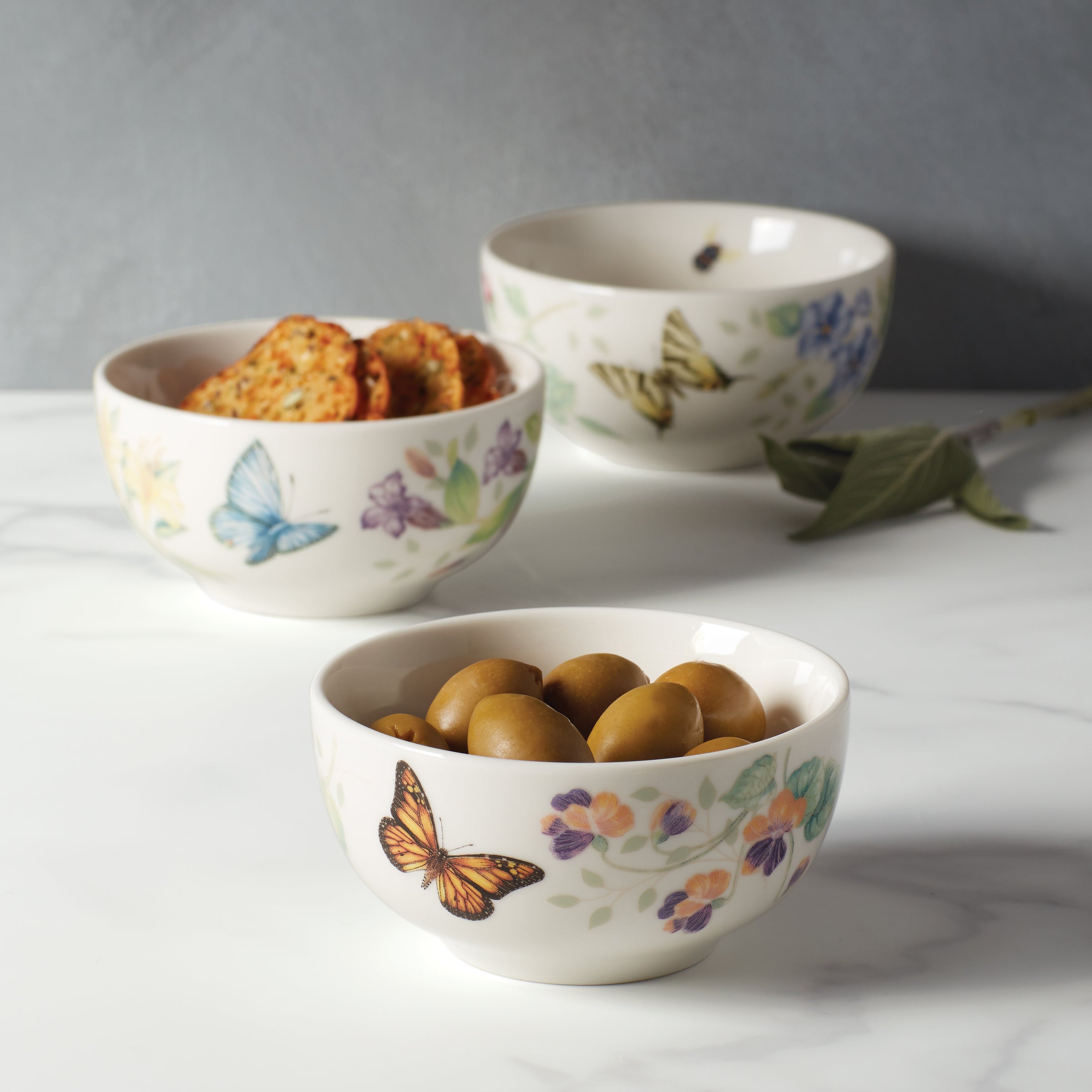 Floral Mini Bowl Set, 3-Piece - Image 3