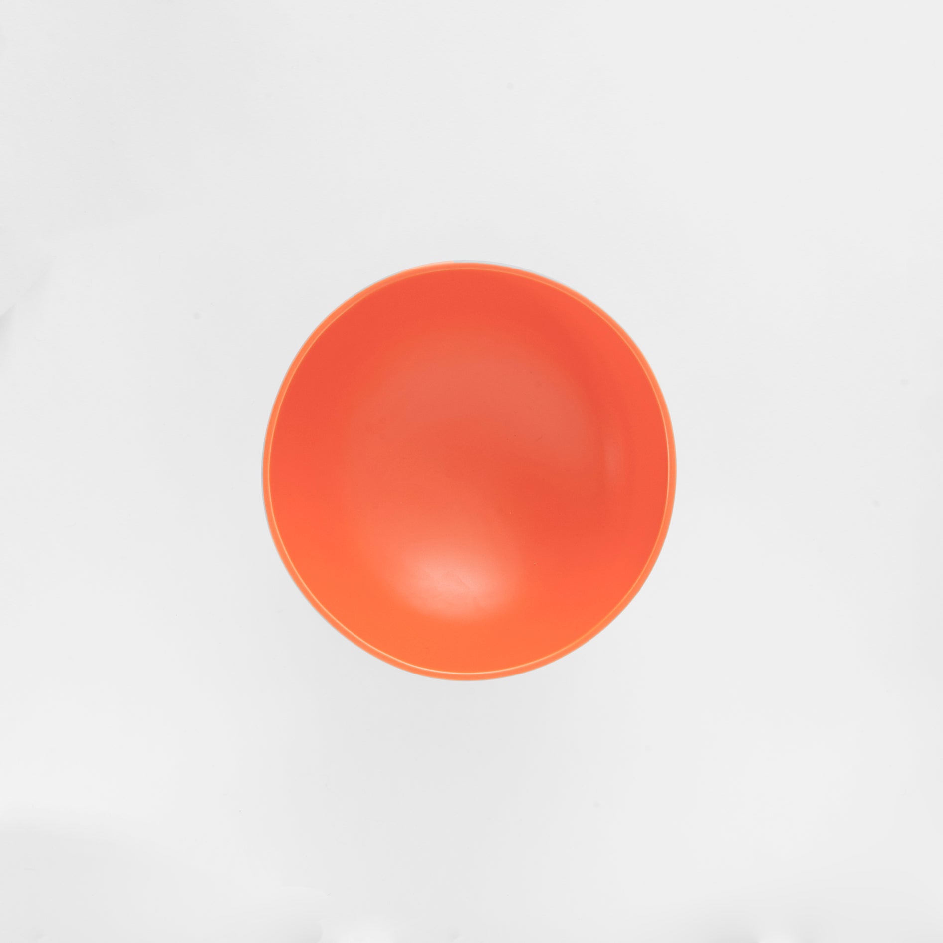 Small Vibrant Orange Footed Snack Bowl - Image 2