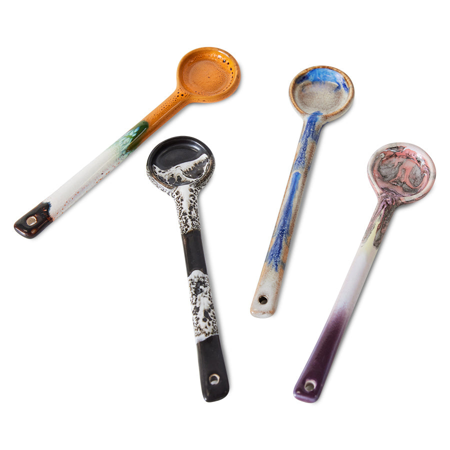 Medium Stoneware Teaspoons - Set of 4