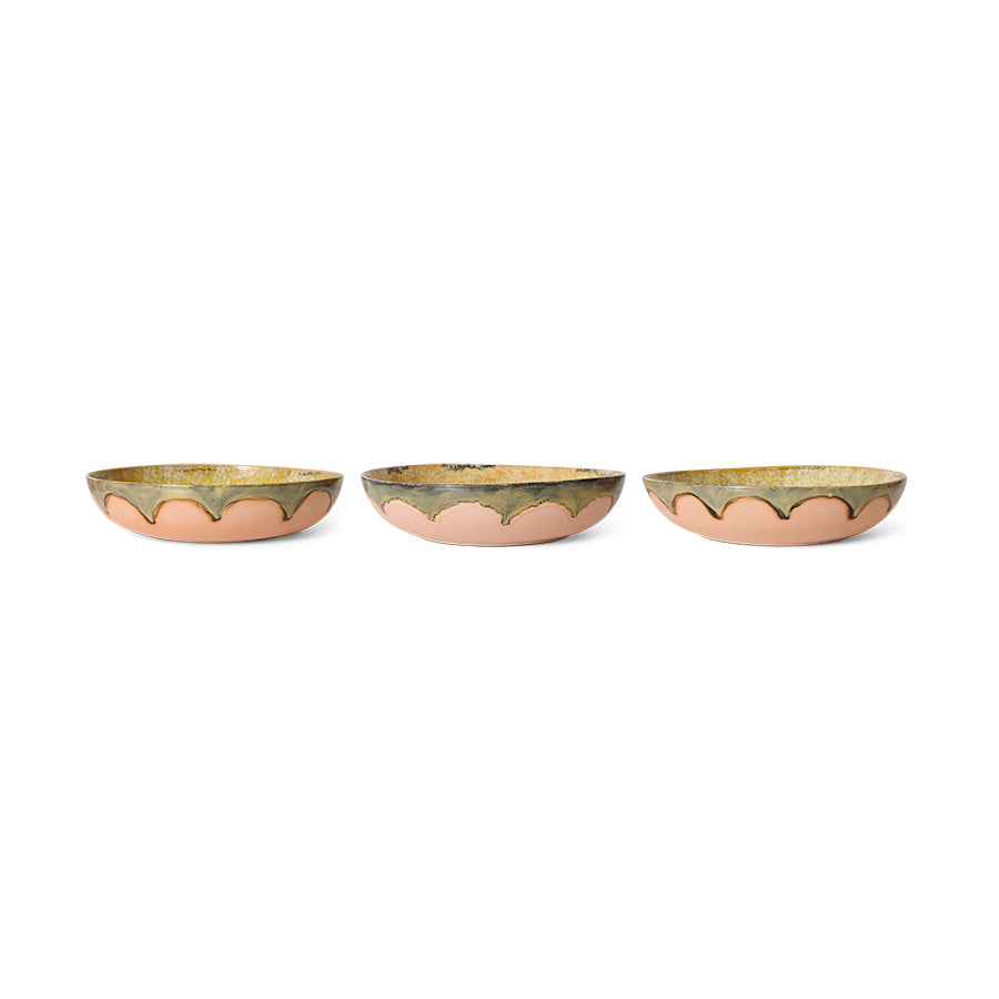 Large Yellow Glaze Salad Bowl - Image 4
